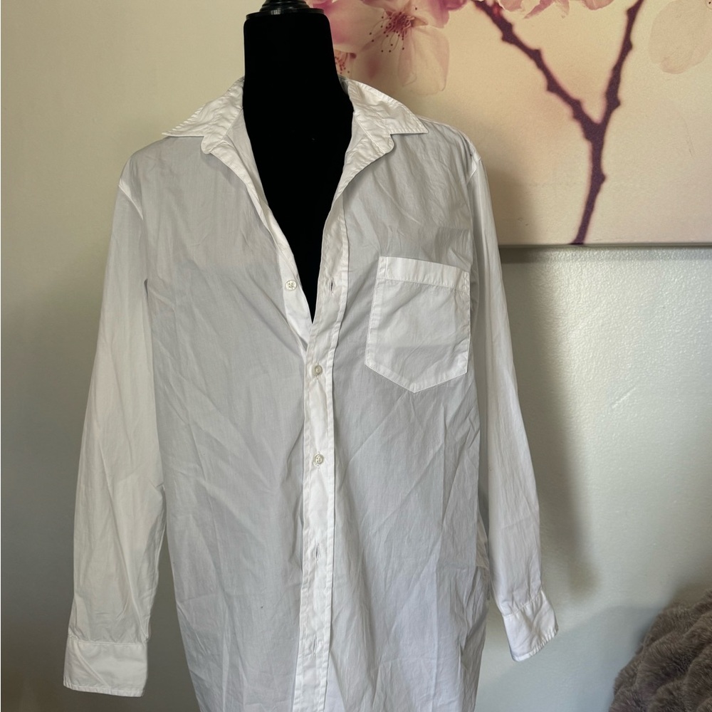 Frank & Eileen Barry Crinkle Button Down Shirt